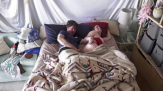 Stepson wakes far with stepmom in the bed and fucks the wrong hole
