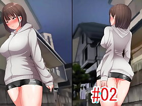 夜行2 因为害羞，我尝试着脱掉裙子，在黑暗的小巷里徘徊。