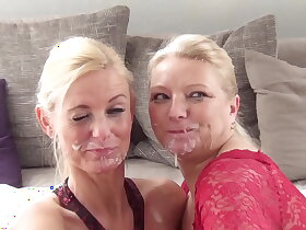 熟女档案！接下来是淫荡的性爱和精液爱好者——与 Dirty Tina 和 Rosella Extrem 的三人行！