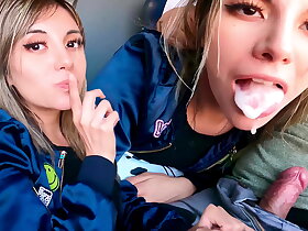 公交车上的邻座兴奋起来，吞食了我的鸡巴和牛奶 - 公共 - 拖车 - 危险