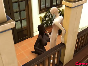 悟空第二章龟仙人继续与他的后宫进行不受控制的性行为和三人狂欢，他想在每个人的屁股里射精，出了点问题