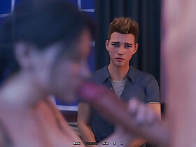 儿子看着他的丰满继母和他最好的朋友做爱 - 3D 动画色情片 - 圣诞县生活