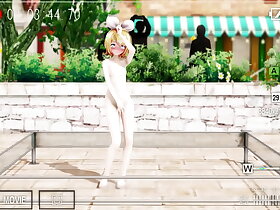 镜音凛裸舞 - 太可爱 MMD by kiidosan